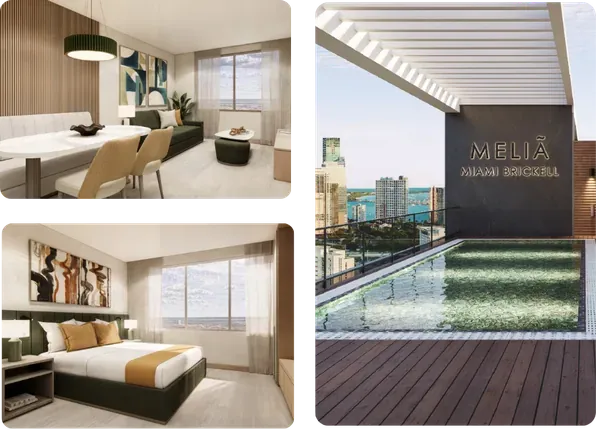 Images collage of Ella Residences Miami Beach proyect