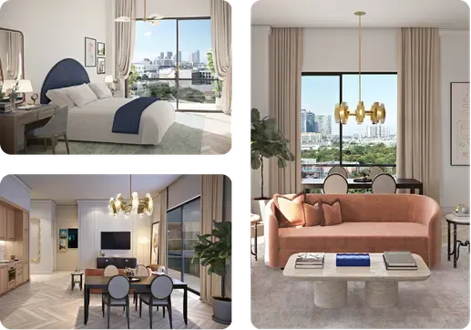 Images collage of Ella Residences Miami Beach proyect